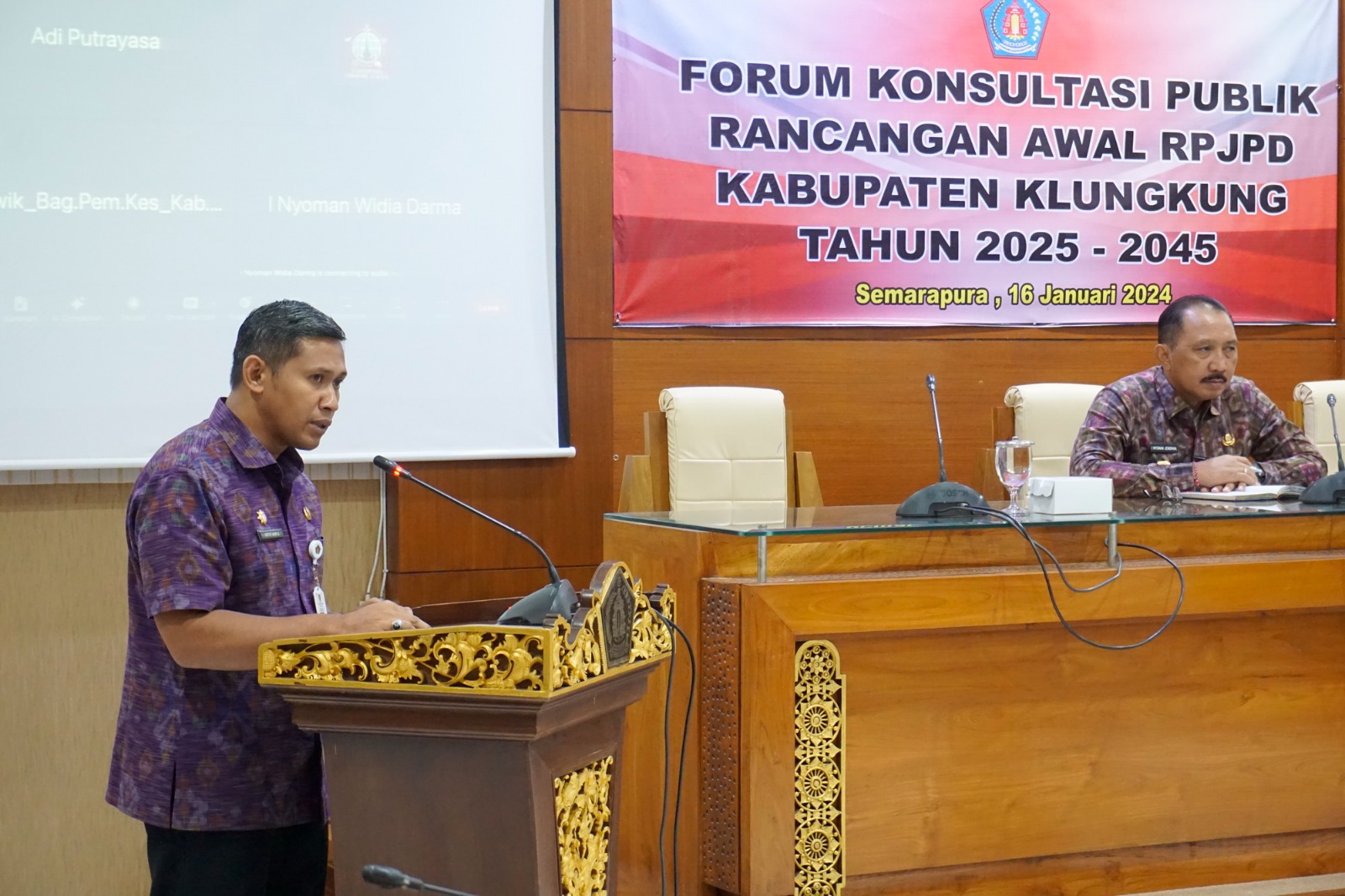 Forum Konsultasi Publik Rancangan Awal RPJPD Tahun 2025-2045