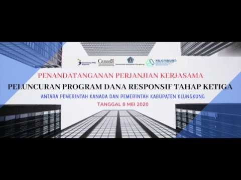 MoU Dana Inovasi Responsif Tahap 3 Pemkab Klungkung, GAC Kanada, Bappenas dan NSLIC/NSELRED